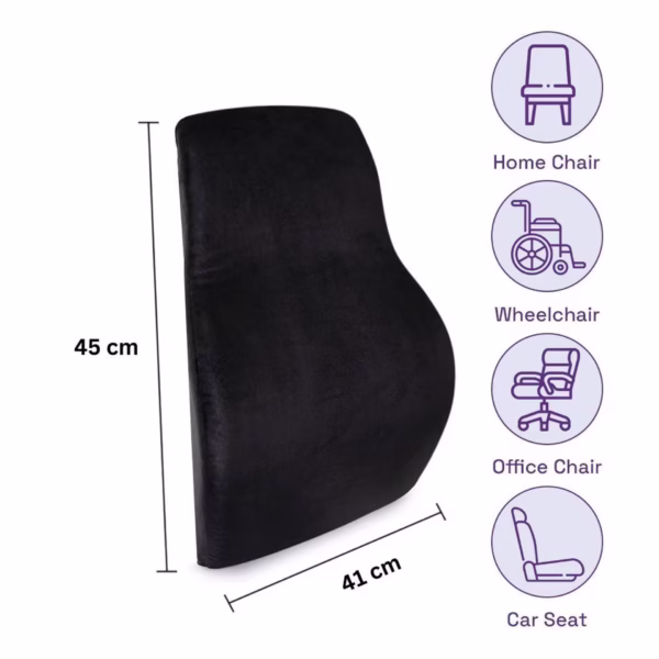 Fixcurve Orthopedic Back Support Cushion | Back Support Office & Car Seat Cushion