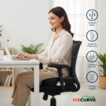 Fixcurve Orthopedic Memory Foam Coccyx Cushion